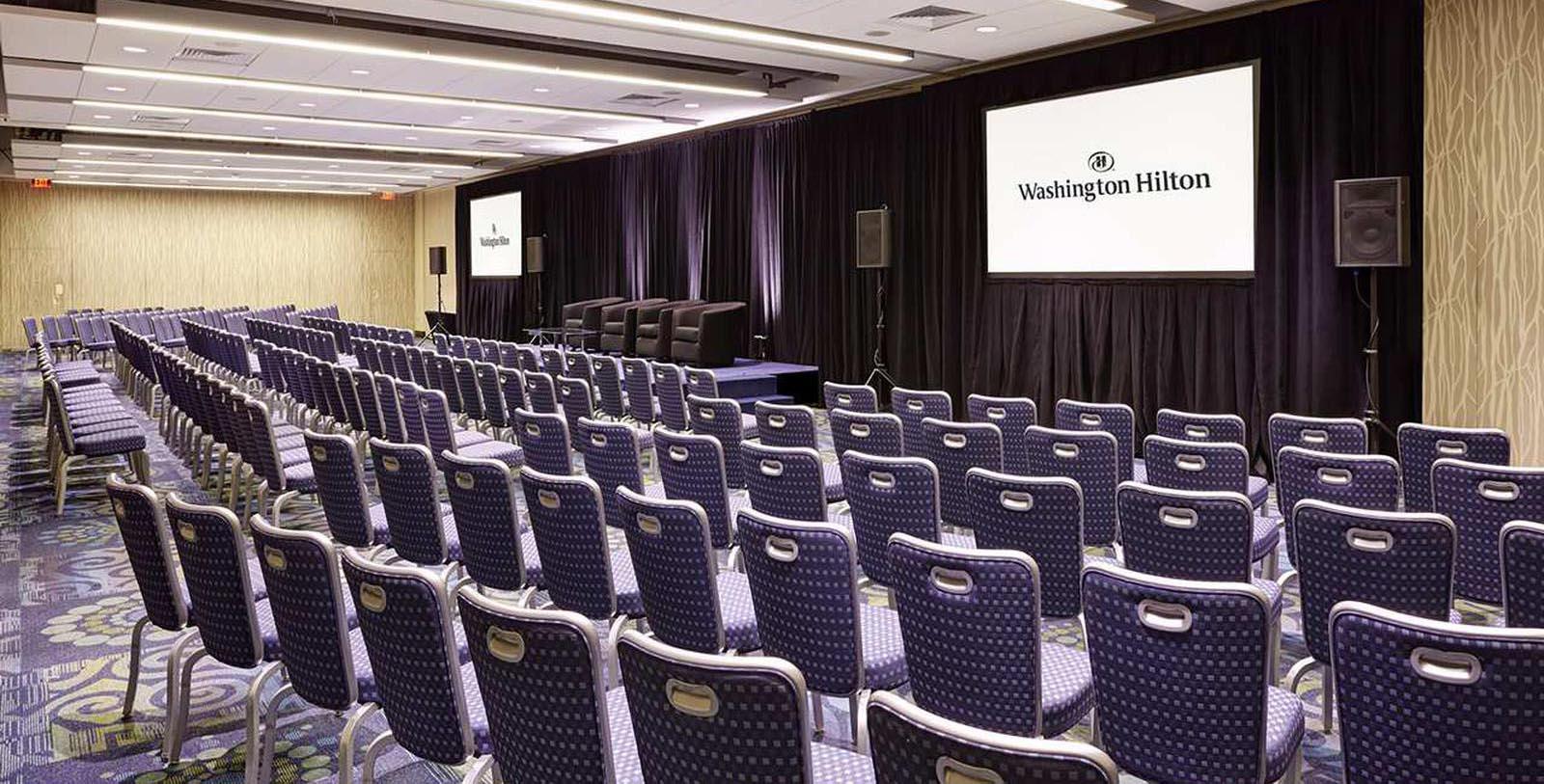 Image of Meeting Space Theatre, Washington Hilton, Washington, DC, 1965, Member of Historic Hotels of America, Discover